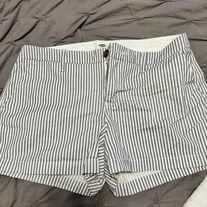 Pinstripe shorts